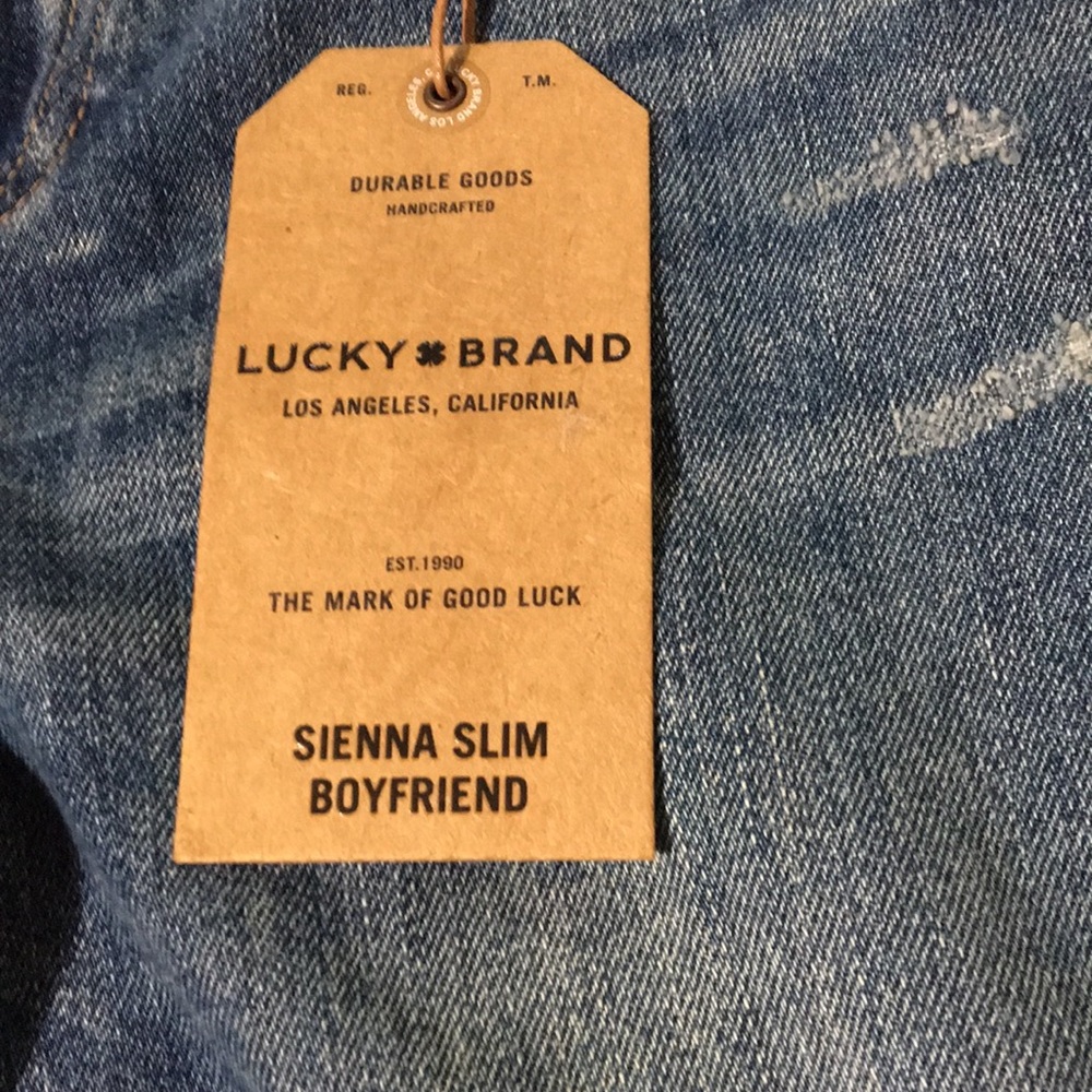 Lucky Brand Sienna Slim Boyfriend Jeans 4/27 - Picture 2 of 8